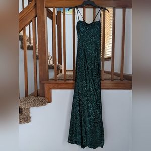 Hello Molly/Dear Emilia green sequin dress size small